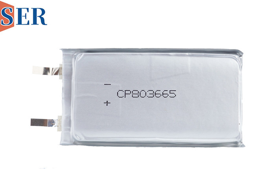 SER CP803665 Limno2 بطارية رفيعة للغاية 3.0 فولت حزمة أساسية لينة بطارية ليثيوم المنغنيز
