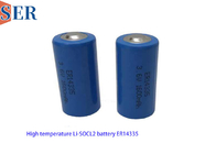 بطارية Li Socl2 الابتدائية ذات درجة حرارة عالية 3.6 فولت ER14335 2/3AA الحجم ER14335S لمتابعة منتج TPMS