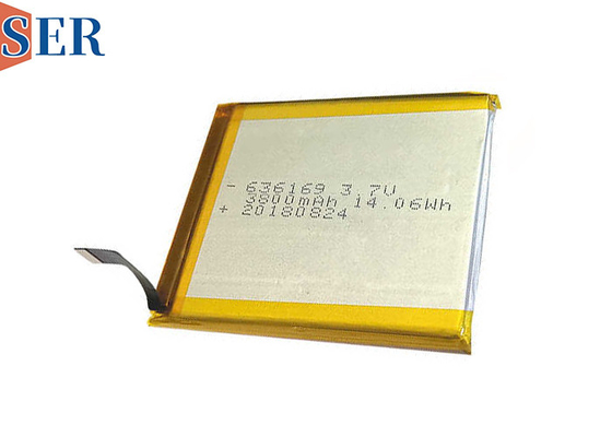 تخصيص 636169 3.7V 3800mAh بطارية بوليمر الليثيوم دائرة مرنة مع كابل لوحة FPC للمكعب السحري
