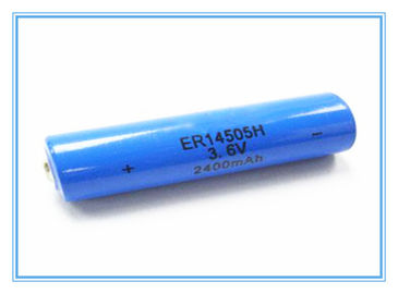 نوع المكوك Li SOCL2 بطارية ER14505H AA 3.6V عمر تشغيل طويل مع علامات تبويب طرفية