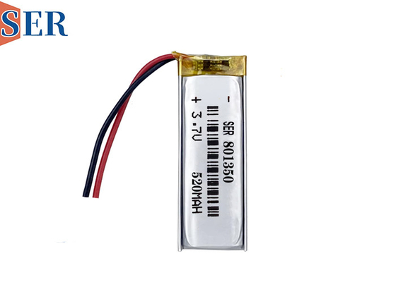 بطارية ليبو مخصصة 801350 500mAh بطارية ليتيم بوليمر 803450 3.7 فولت بطارية ليتيم بوليمر مع PCB وكابل