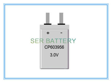 بطارية عالية السعة رفيعة للغاية LiMNO2 CP603956 3200mAh 3.0 Volt للبطاقة الذكية
