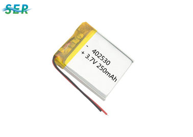 3.7V بطارية ليثيوم بوليمر قابلة لإعادة الشحن LP402535 سلك PCM للمنتجات الرقمية