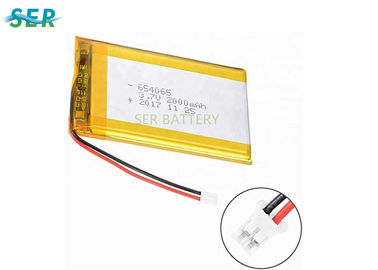 Li - Po 3.7 بطارية ليثيوم قابلة لإعادة الشحن 654065