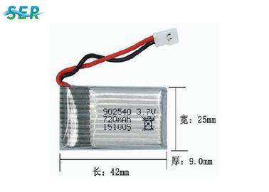 بطارية عالية الطاقة 3.7 فولت بدون طيار ، بطارية ليثيوم أيون 902540 مع PCB PCM