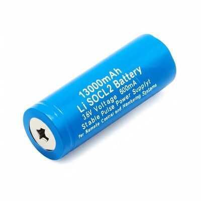 13000mAh Li SOCL2 Battery 3.6V Voltage 600mA Pulse Current Stable Power Supply for Remote Control and Monitoring Systems
