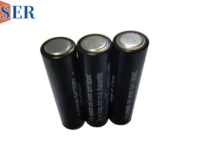 ER14250S بطارية Li socl2 1/2AA 3.6V 600mAh تتراوح من -55 إلى 165 درجة مئوية
