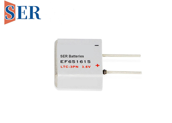 400mAh EF651615 بطارية بريزماتيك Li SOCL2 مع 4 دبابيس لحام U
