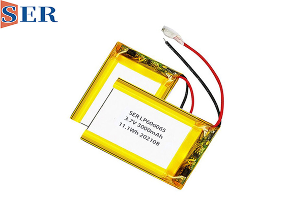 Li - Ion Pouch Lipo 606065 بطارية ليثيوم بوليمر 3.7 فولت 7.4 فولت 11.1 فولت 2500 مللي أمبير