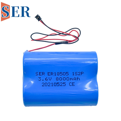 ER14505 Li SOCL2 بطارية 1S3P 3.6V 7.2V 10.8V ER 2 / 3A حجم 2 / 3A بطارية ليثيوم معدن